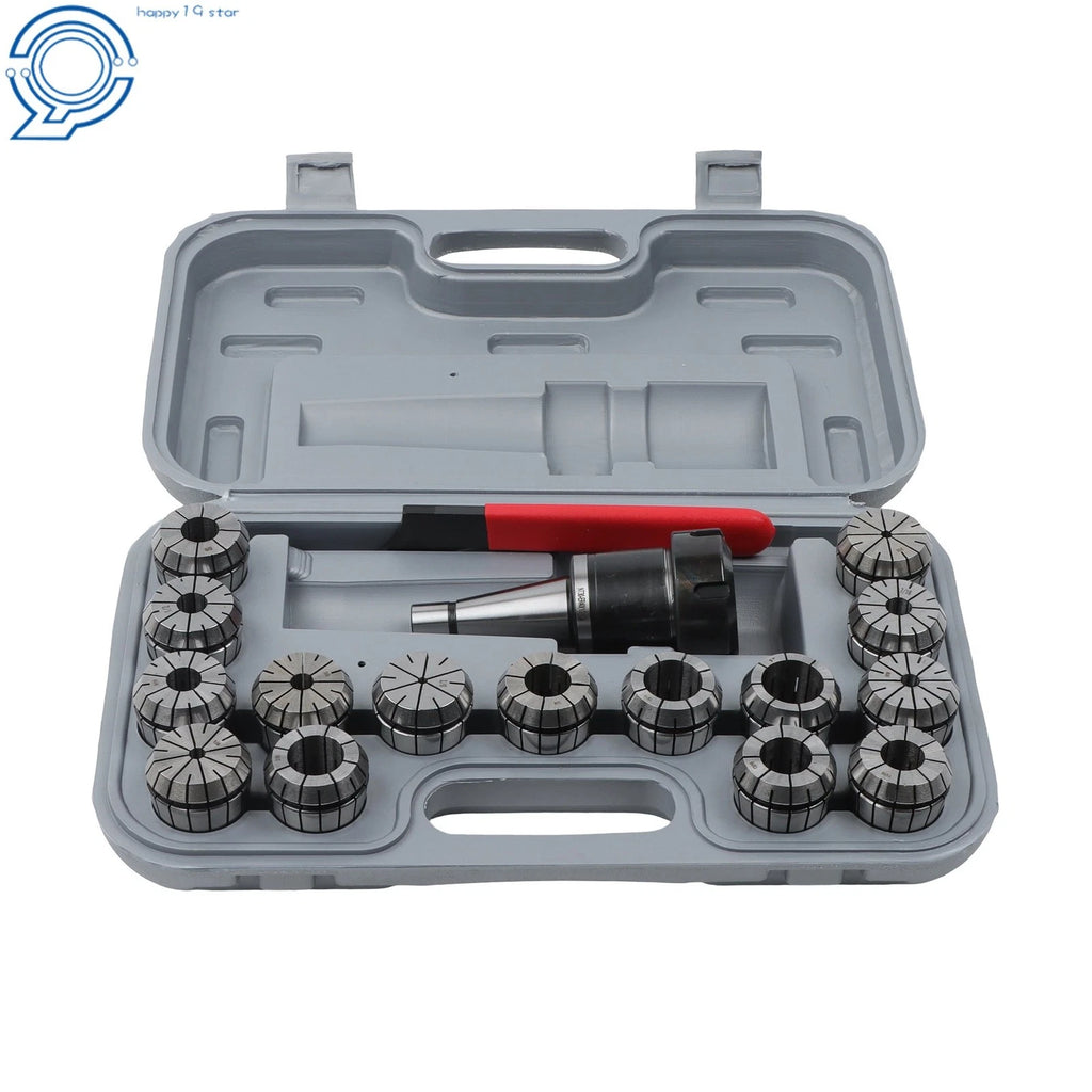 Collet Chuck Tool Holder Set for NMTB30 ER40 (17 Pack) .0005" Runout