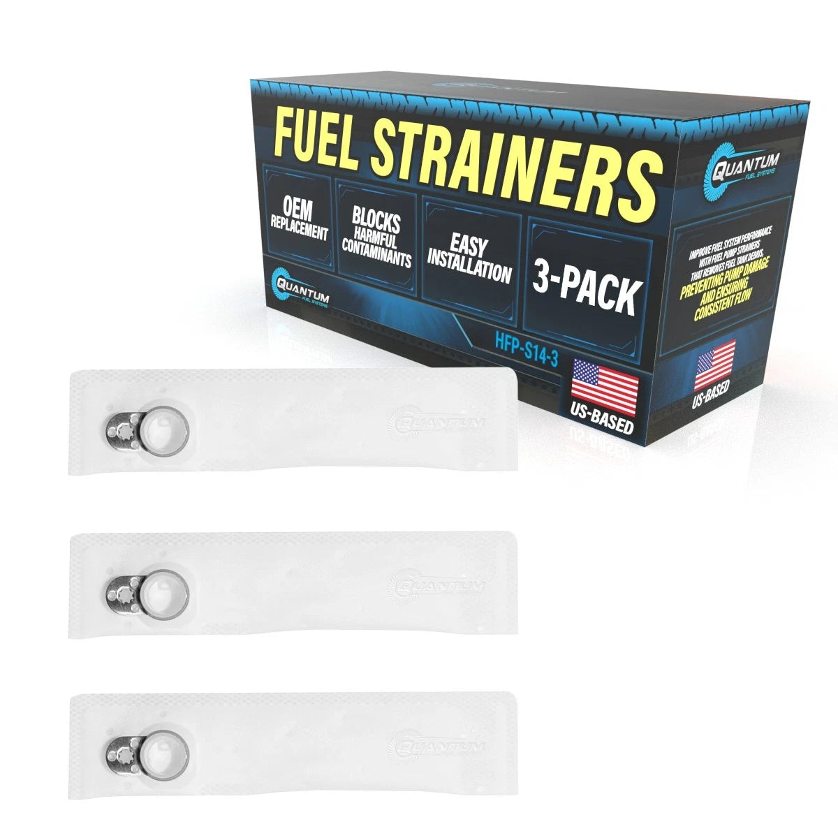 3X Fuel Pump Filter Strainers for Oldsmobile (1993–1999) Replaces Airtex FS38