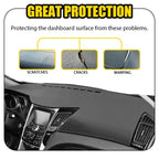 Leather Anti-Slip Pad Dashboard Cover Mat for Hyundai Sonata (2011–2014)