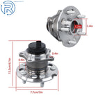 Pair Rear Wheel Hub Bearings for Toyota Sienna (2004-2010)