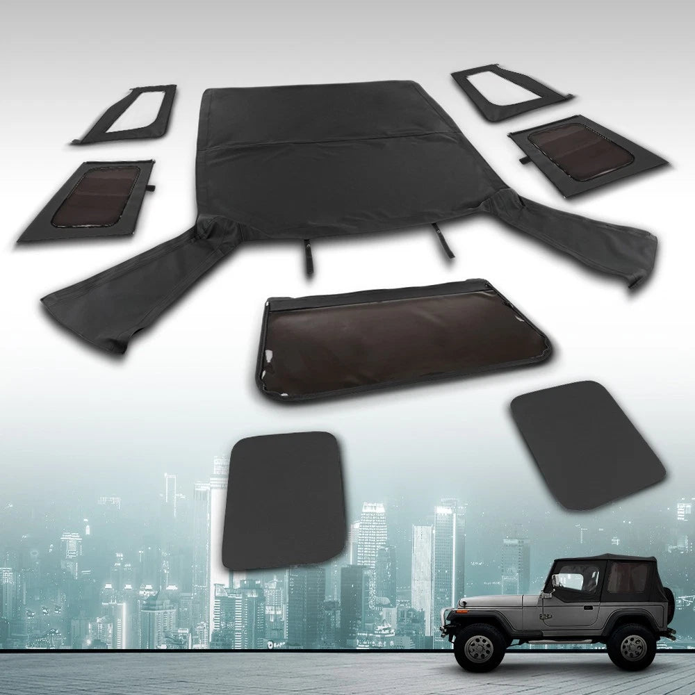 Soft Top with Tinted Windows for Jeep Wrangler YJ (1987–1995)