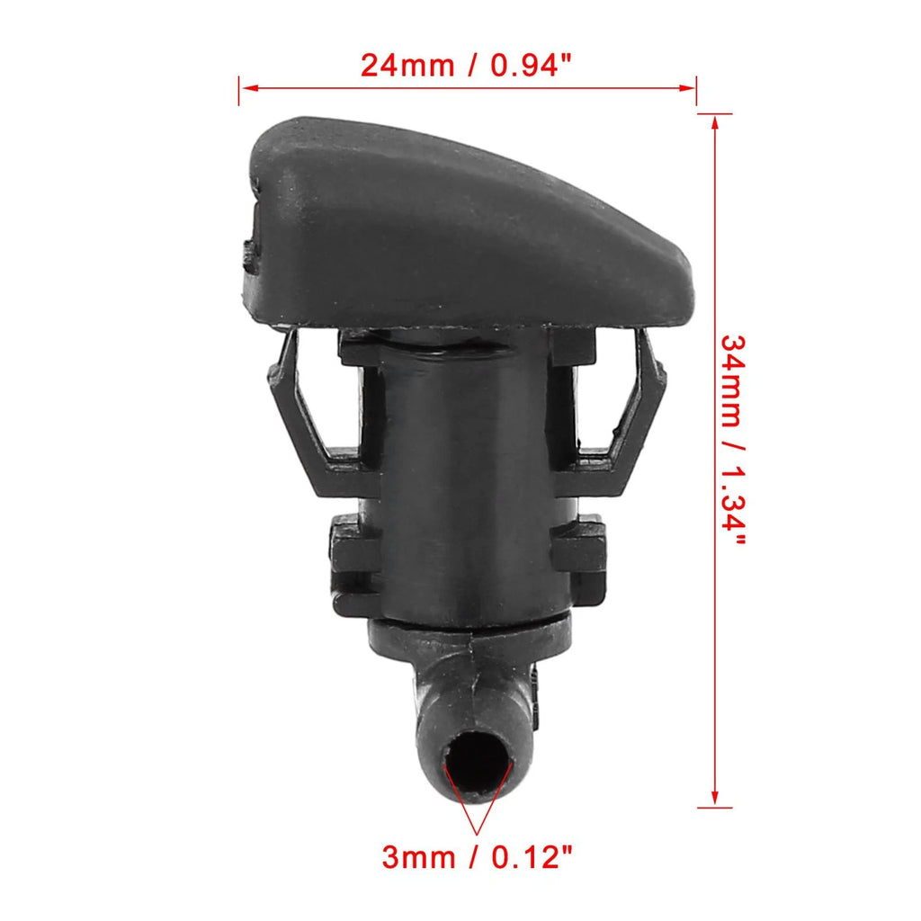 2pcs Windshield Wiper Washer Nozzle Jet for Ford Fusion (2006–2012)