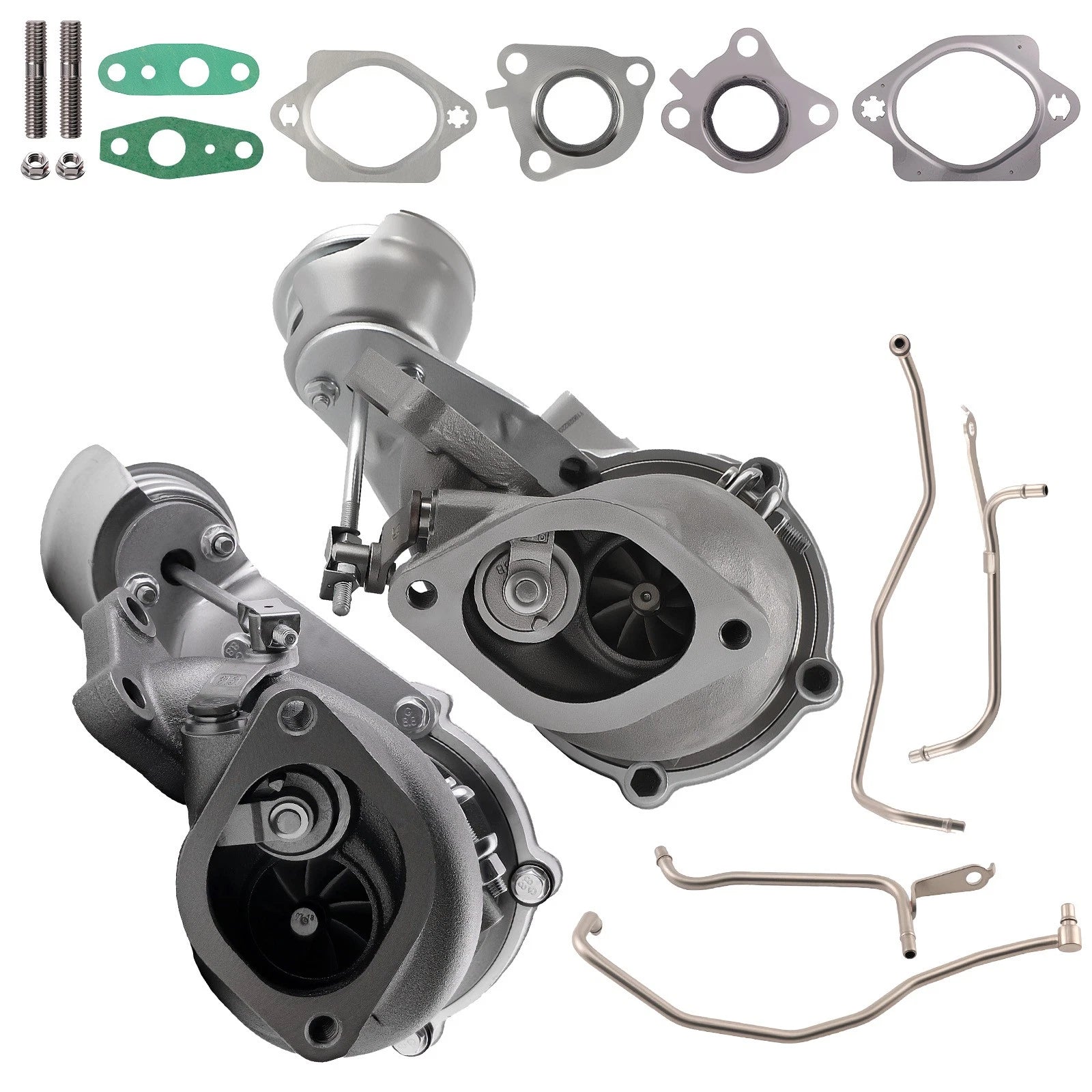 Turbo Pair for Ford F-150 3.5L (2013–2016) Turbocharger Coolant Line