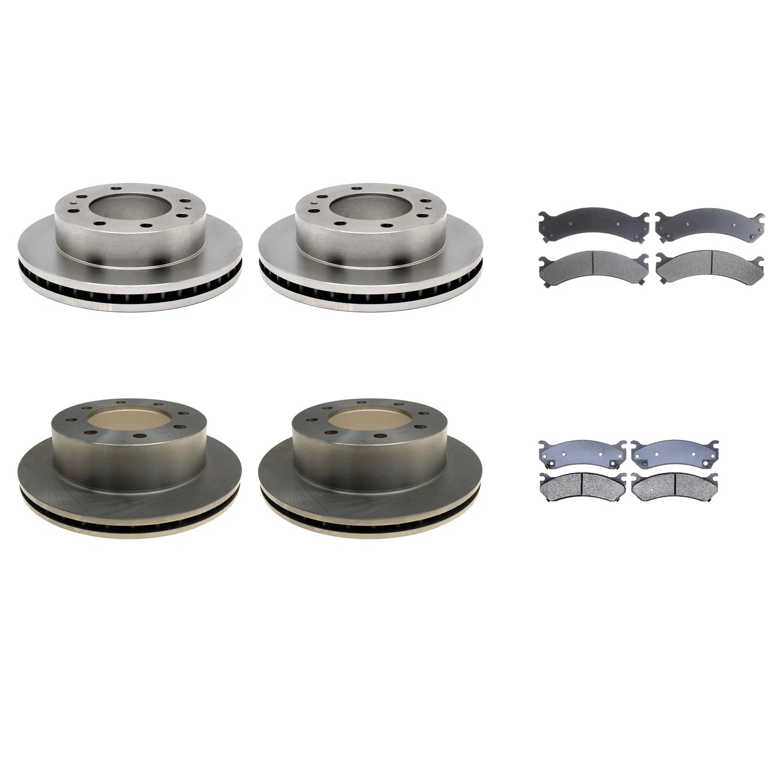Brake Kit Disc Rotors Pads for Chevrolet Silverado HD (2019–2023)