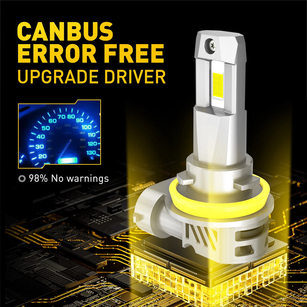 AUXITO H9 H11 LED Headlight Kit 6500K for H9 H11 Vehicles