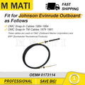 Throttle Shift Remote Control Cable for Johnson Evinrude OMC (Fits 14FT)