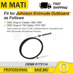 Throttle Shift Remote Control Cable for Johnson Evinrude OMC (Fits 14FT)