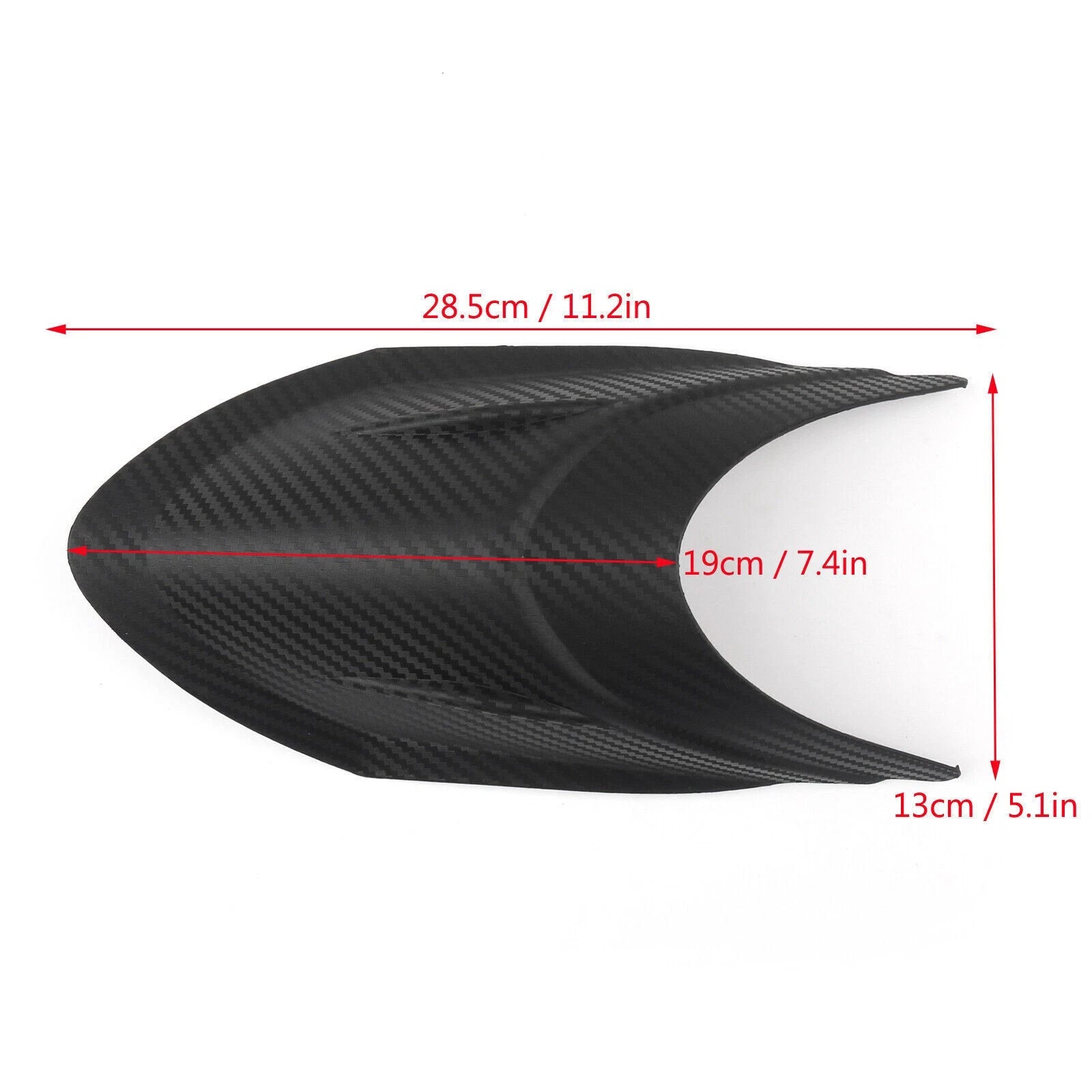Front Fender Mudguard Extension for BMW R1200 GS (2013–2018) Black