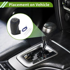 1 Pc Gear Shift Knob Cover for Chevrolet Malibu (2016–2020) Black Blue