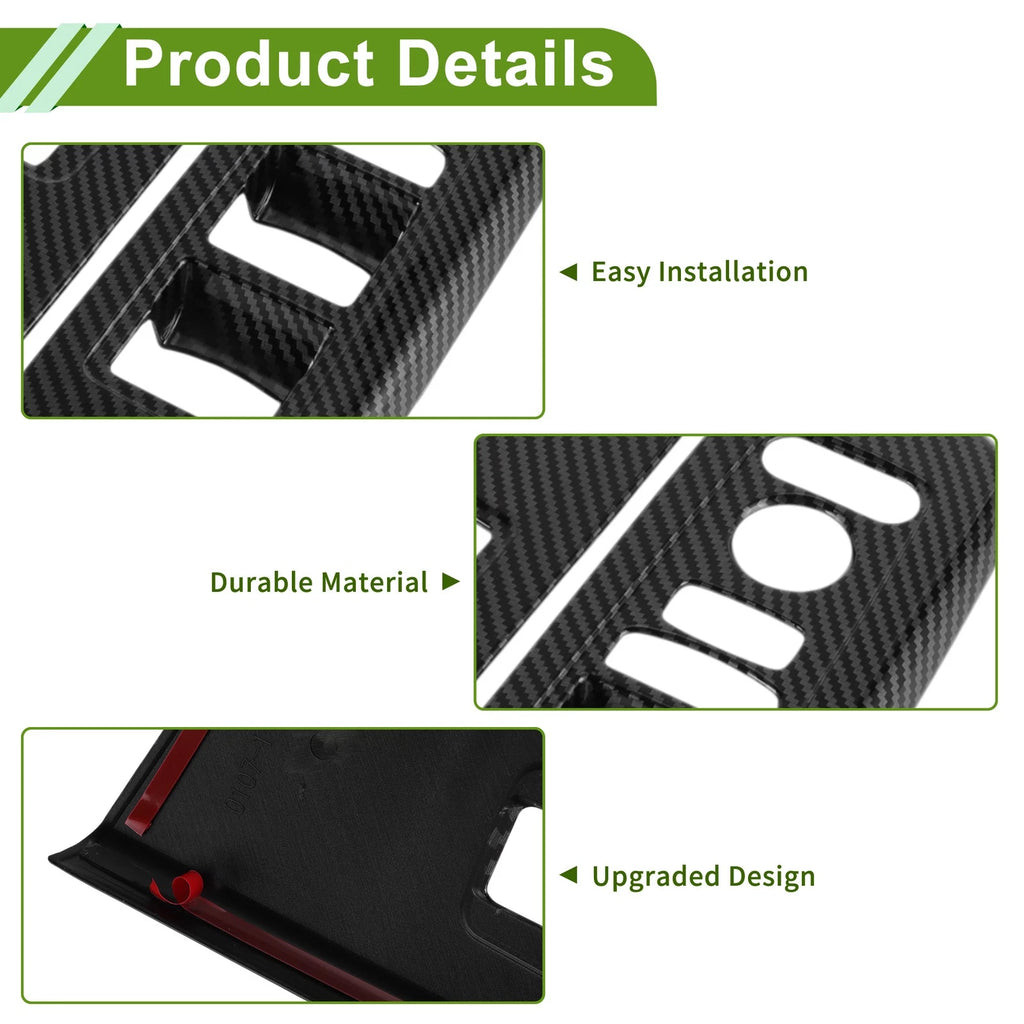 4Pcs Window Switch Bezel Cover for Honda CR-V (2023–2025)