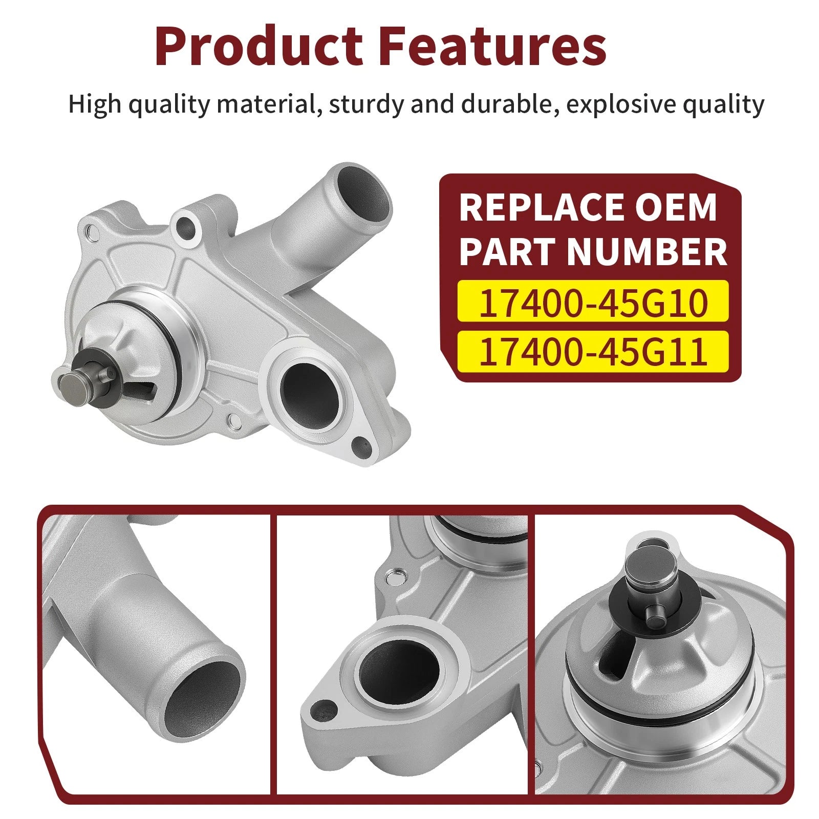 Water Pump Assembly for Suzuki LTR450 LT-R 450 450R (2006–2011)