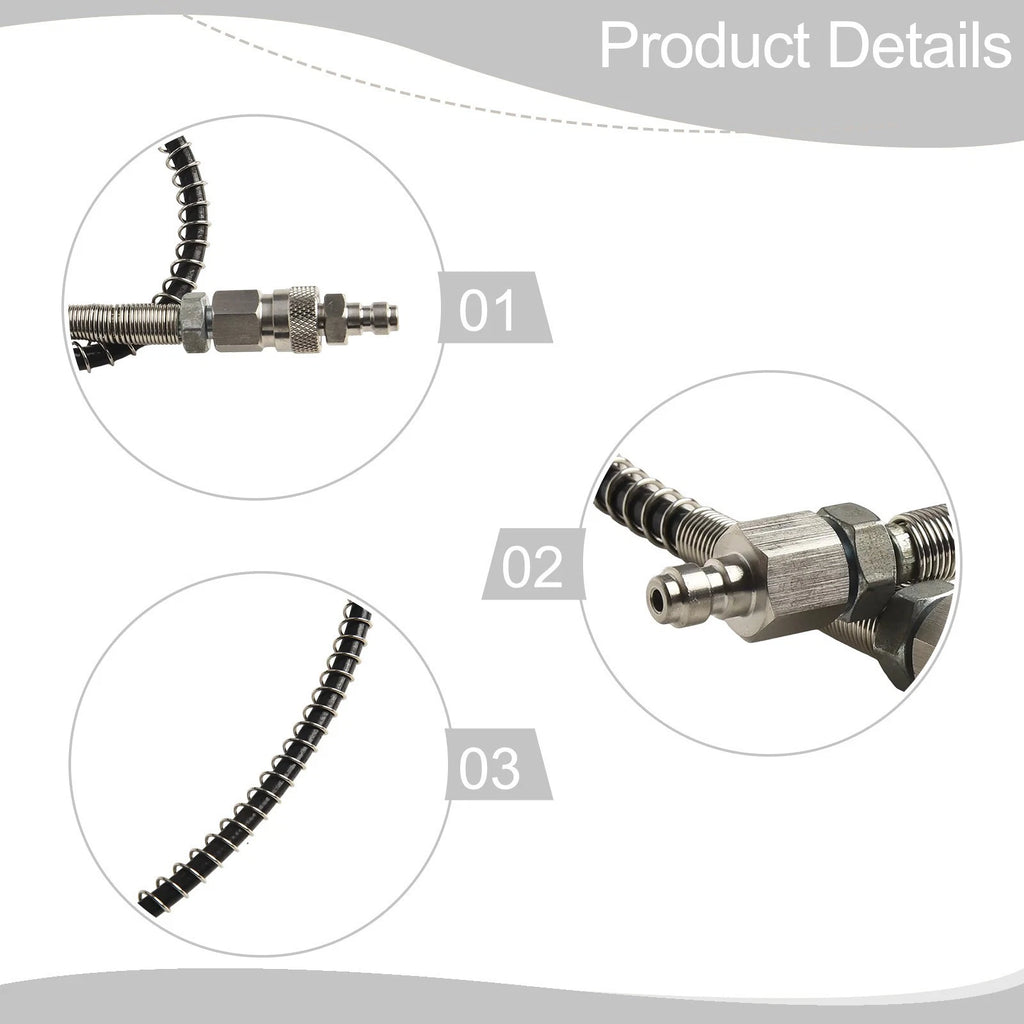 HPA Air Fill Connection Hose 20 Inches with Quick Connect Fittings for HPA Models