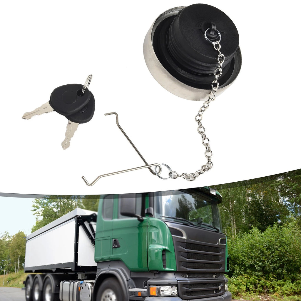 Fuel Tank Cap 60mm for Scania Trucks (with Locking Mechanism)