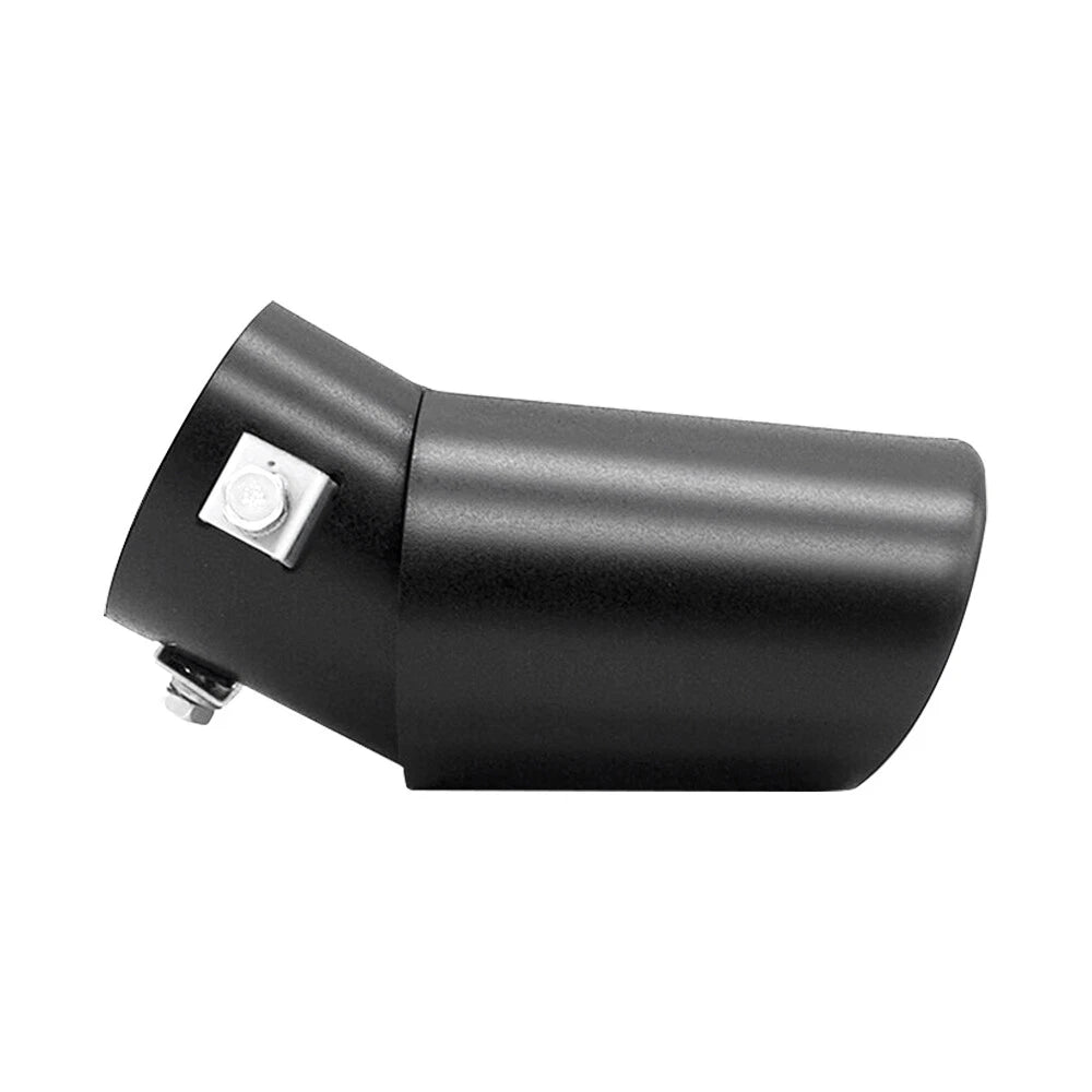 Exhaust Tip for Universal Fit (62mm Matte Black Coated Stainless Steel)