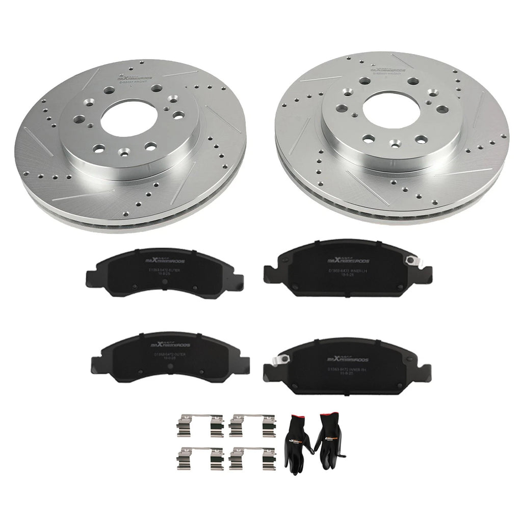 Front Brake Rotors and Pads Kit for Chevrolet Silverado 1500 (2005–2018)