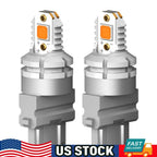 2X 3157 LED Bulb Anti Hyperflash Amber Turn Signal Light for Impala (2000–2013)