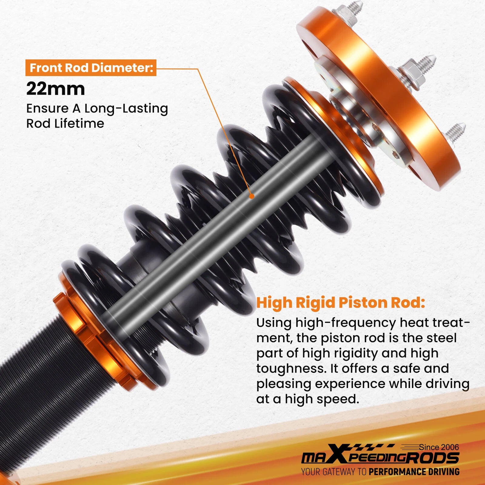 Coilovers Suspension Lowering Kit for BMW 3 Series E46 (1998-2005)