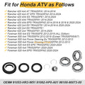 Rear Differential Bearing Seal Kit for Honda Rancher 420, Foreman 500 (2007–2021)
