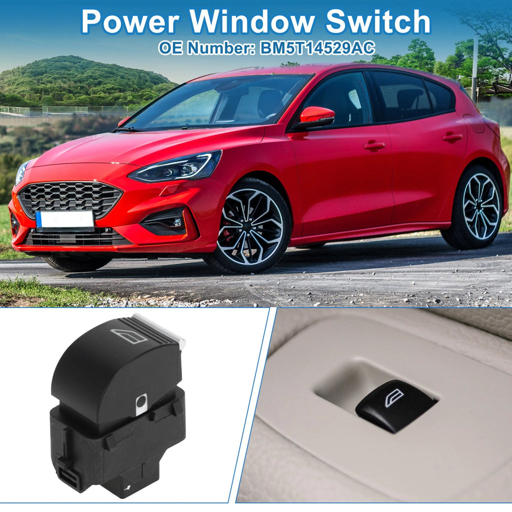 Rear Side Power Window Switch for Ford C-Max Escape Focus (2013–2018) No.BM5T14529AC