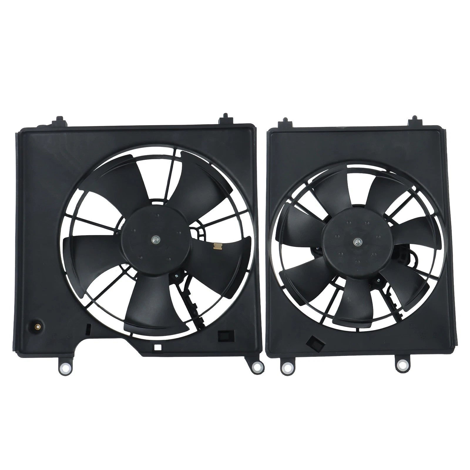 2Pcs A/C Condenser & Cooling Fan Assembly for Acura ILX (2016-2021)