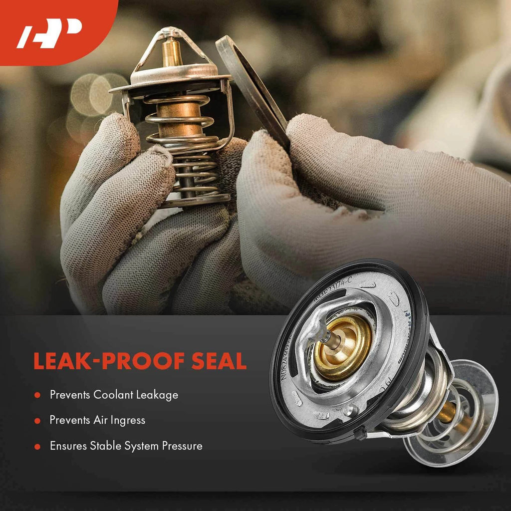 Engine Coolant Thermostat for Chevy Silverado 1500, Camaro, Cadillac CTS (2007–2020)