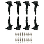 8X Ignition Coil and Spark Plug for Ford F150 F250 F350 (2010–2017)