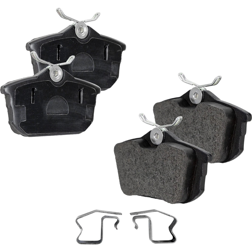 Set of 4 Rear Semi-Metallic Brake Pads for Volvo S40 (2000–2011)