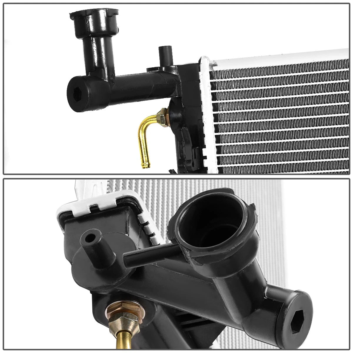Aluminum Core Cooling Radiator for Hyundai Elantra (2007–2012) DPI 2928