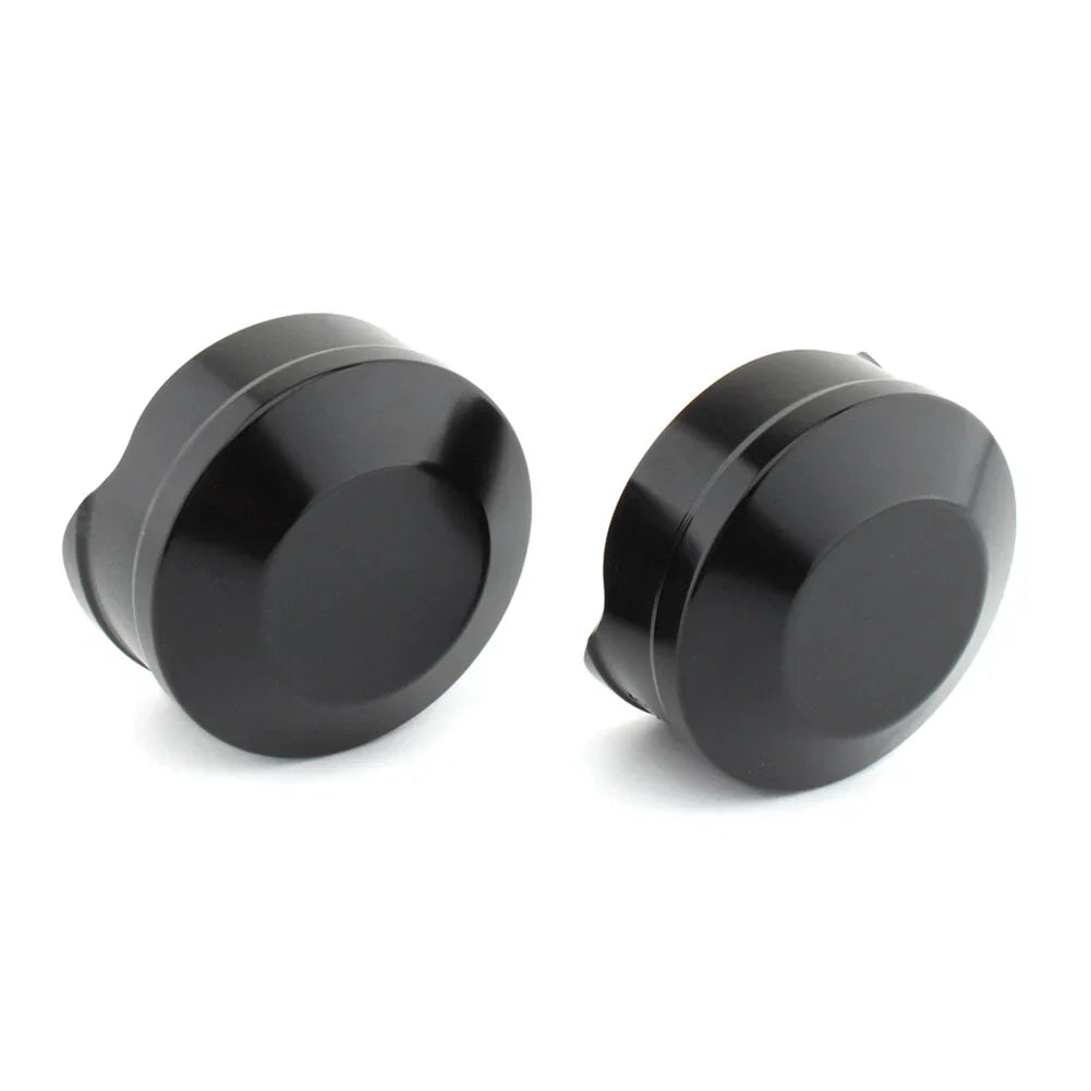Black Upper Fork Stem Nut Cover for Harley Softail Breakout FXBR FXBRS (18-23)