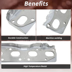 1 Pc Exhaust Manifold Header Gasket for Nissan Juke F15 (2010–2025) No. 140361KC0A