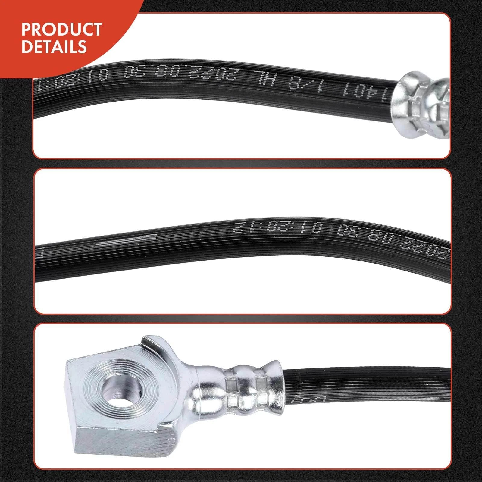 Rear Left Brake Hydraulic Hose for Ford F-450 Super Duty (2008)