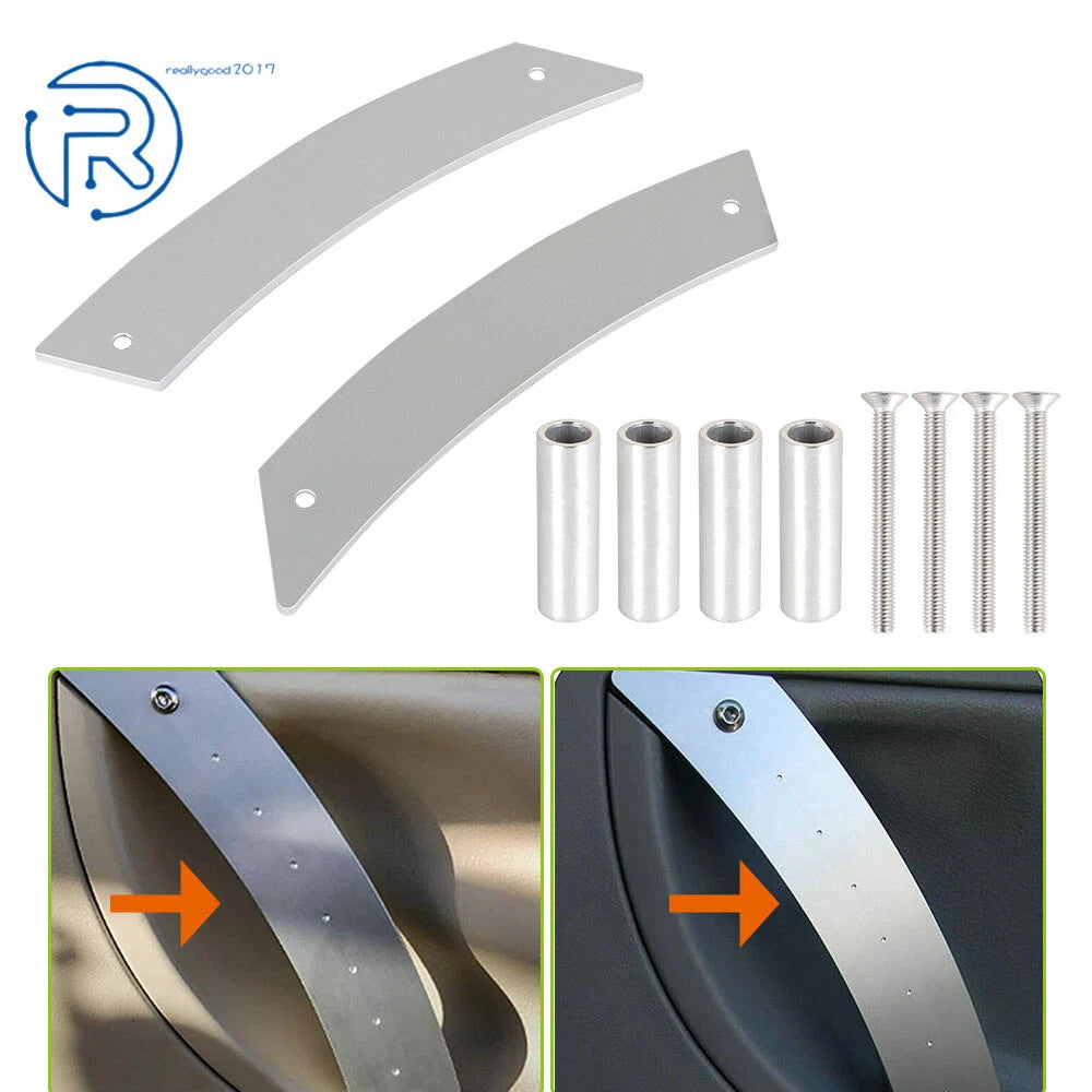 Interior Door Panel Handle for Volkswagen Beetle (1998–2010) Silver Aluminum