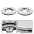 Front Disc Brake Rotors + Ceramic Brake Pads for Nissan D21 (1986–1994)