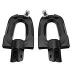 Matte Black Front Driver Pegs Footpegs for Harley Softail Sport Glide (2018–2025)