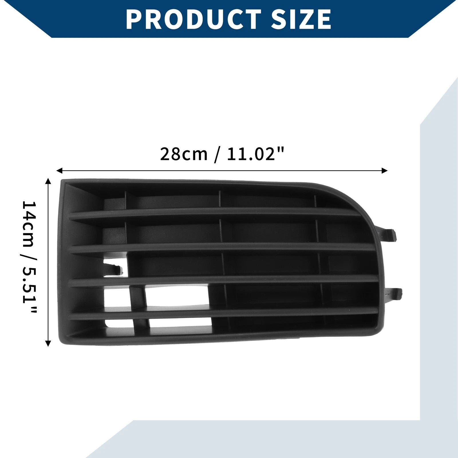 1pc Front Left Fog Light Grill for Volkswagen Golf (2005–2009) 1K0853665