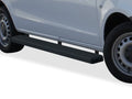 5" Black Running Boards for Mercedes-Benz Metris Cargo Van (2016–2023)