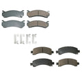 Set of 4 Akebono ProACT Ceramic Brake Pads for Cadillac Chevrolet GMC