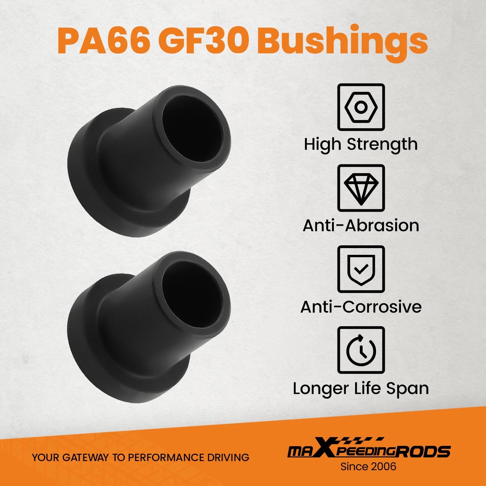 60PCS Bushing Kit for Polaris Ranger 900 Diesel Crew XP 800 (2010–2014)