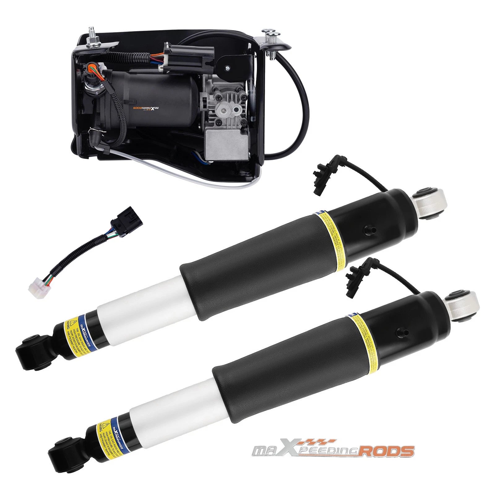 Rear Suspension Air Shocks & Compressor Kit for Cadillac Escalade ESV (2015-2023)