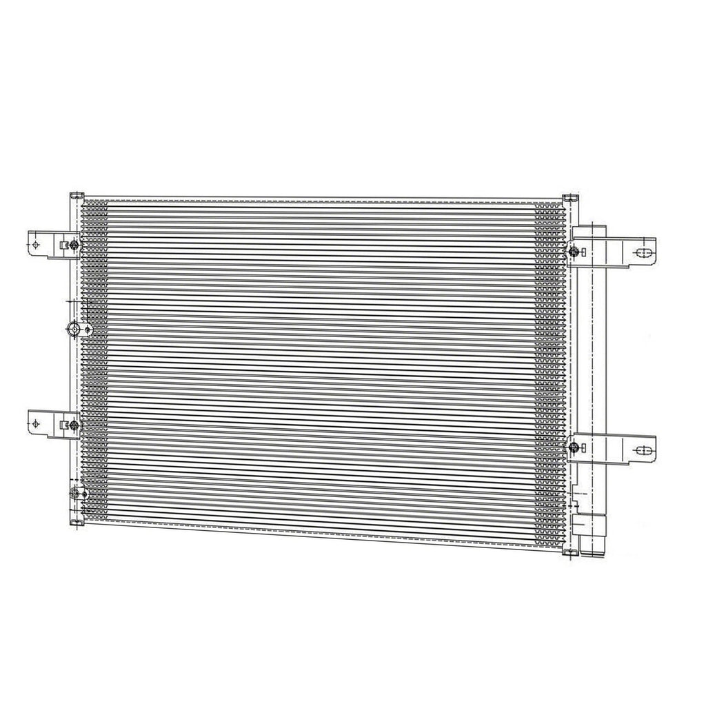Replacement A/C Condenser Repair Part for Ford Edge (2007–2010)