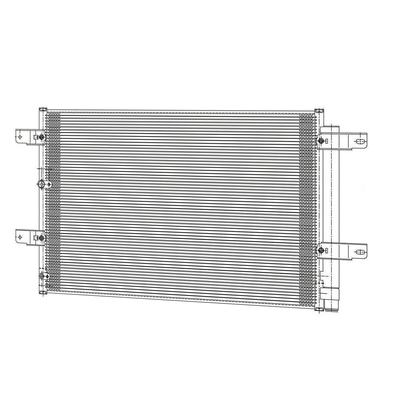Replacement A/C Condenser Repair Part for Ford Edge (2007–2010)