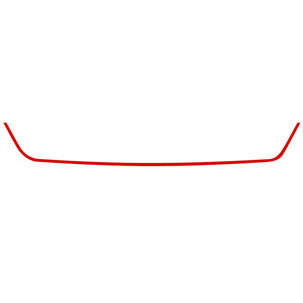Red Front Grille Pinstripe Vinyl Decal for Subaru WRX STI (2018-2020)