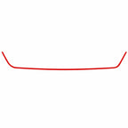 Red Front Grille Pinstripe Vinyl Decal for Subaru WRX STI (2018-2020)