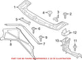 Hood Latch Support for BMW (OEM 51648055670)