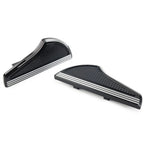 Rear Passenger Floorboards for Harley Touring (1993-2023) Black Aluminum