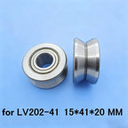 Sliding Rollers Bearing for LV202 (41ZZ) 15x41x20mm