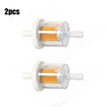 Set of 2 Fuel Filters for Kawasaki 490190014, 4901900 (Inline Design)