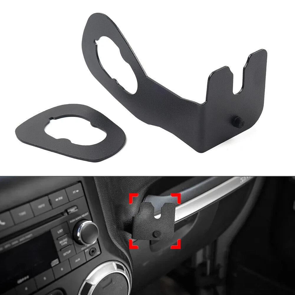 Phone Holder Walkie Talkie Mount Bracket for Jeep Wrangler JK JKU (2011–2018)