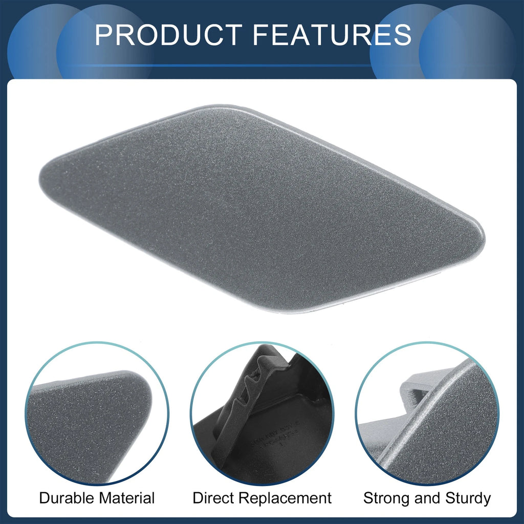 Front Left Washer Nozzle Cover Cap for Volkswagen Passat B8 (2015–2022) Grey