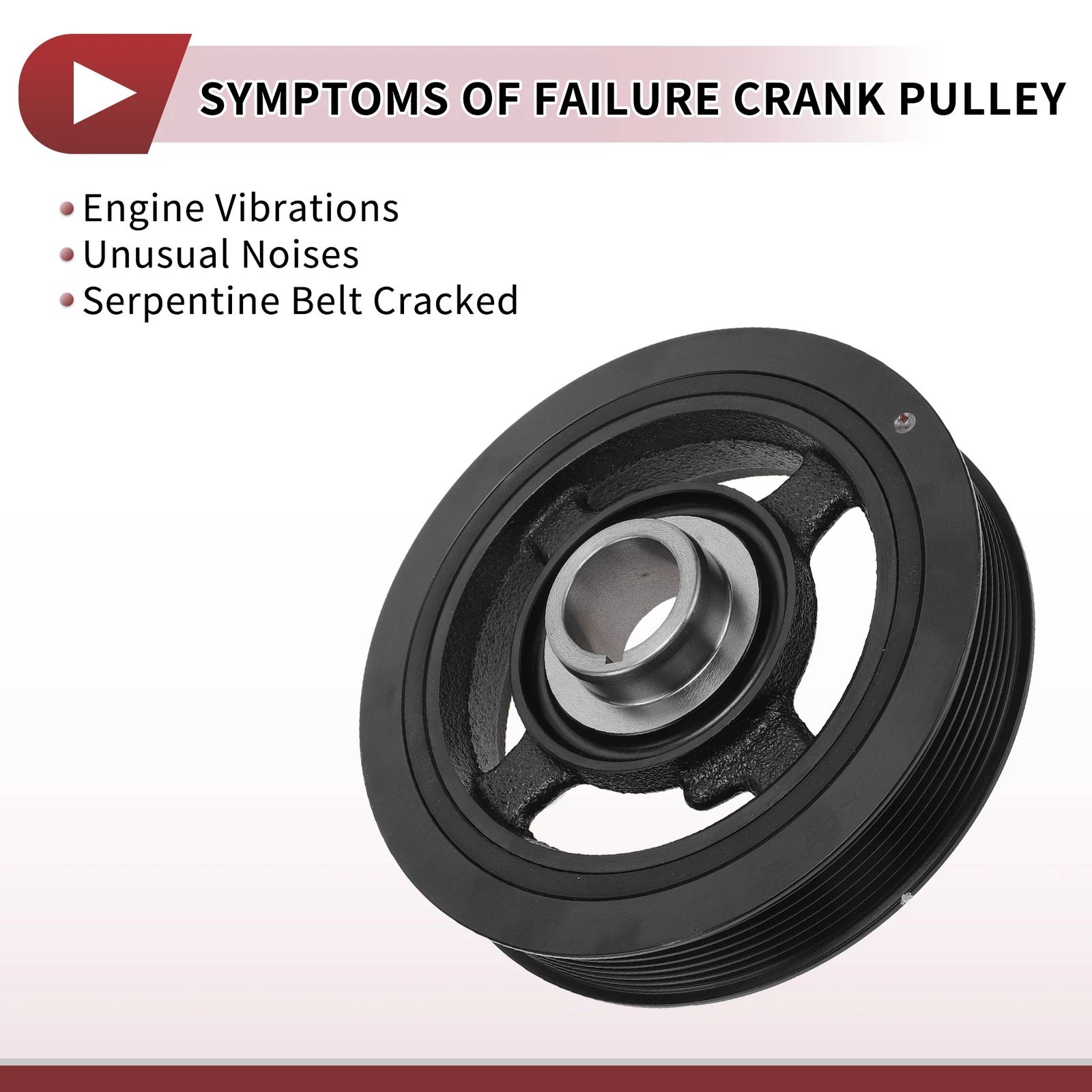 Harmonic Balancer Crankshaft Pulley for Toyota RAV4 (No. 134700H010)